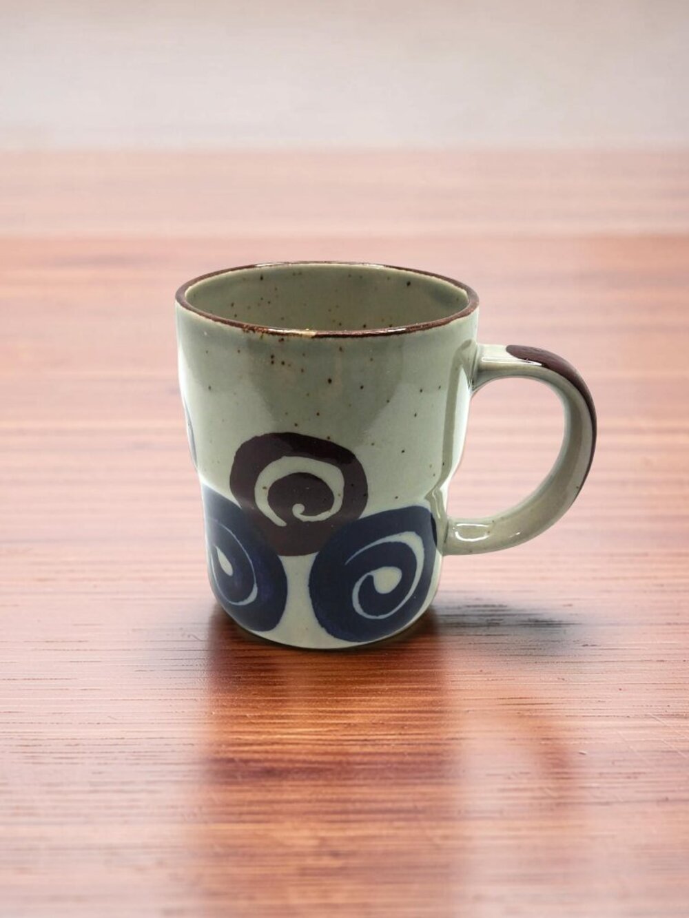vintage hearthside potters pride japan handcrafted Tan,Brown Stoneware coffee mu